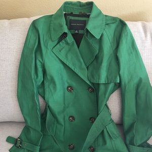 Banana Republic Green Trench